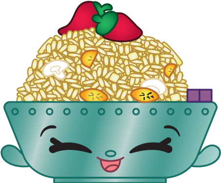 Fried Rice Freddy Fried Rice - Shopkins Season 6 Ultra Rares (576x495), Png Download