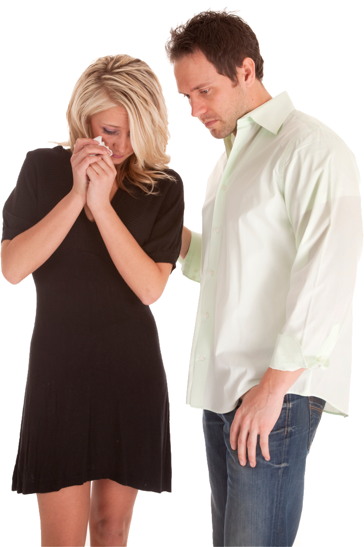 Sad Couple Png Image (720x1082), Png Download