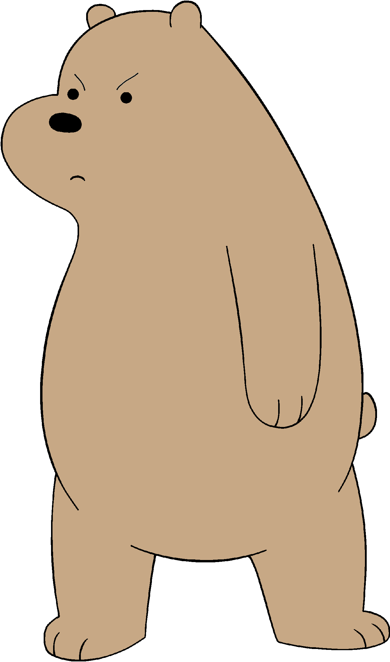 Cinnamon Bear (1322x2239), Png Download