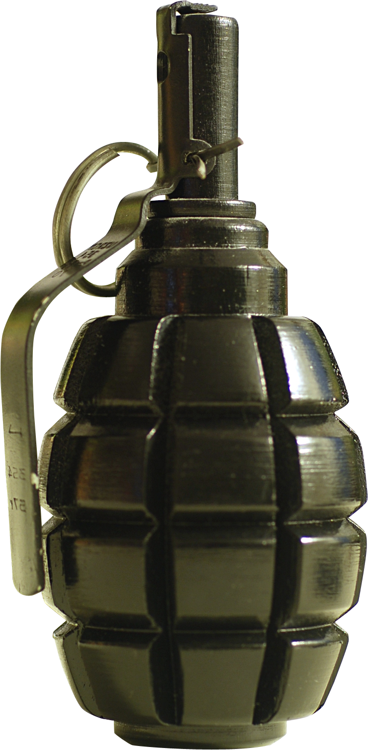 Hand Grenade Png Transparent Image - Grenade Png (500x872), Png Download