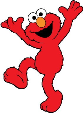 Sesame Street Clipart Transparent - Sesame Street Elmo Cartoon (400x400), Png Download
