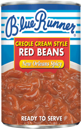 Blue Runner Spicy New Orleans Cream Style Red Beans - Blue Runner Creole Cream Style Red Beans, 16 Oz (500x500), Png Download