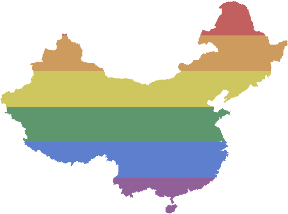 Lgbt China - China Map Vector Png (600x600), Png Download