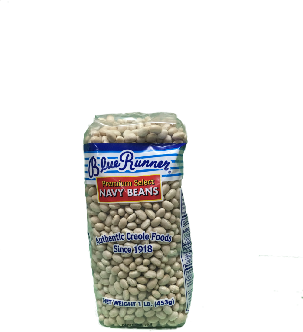 Blue Runner Navy Beans 1 Lb (1000x1333), Png Download