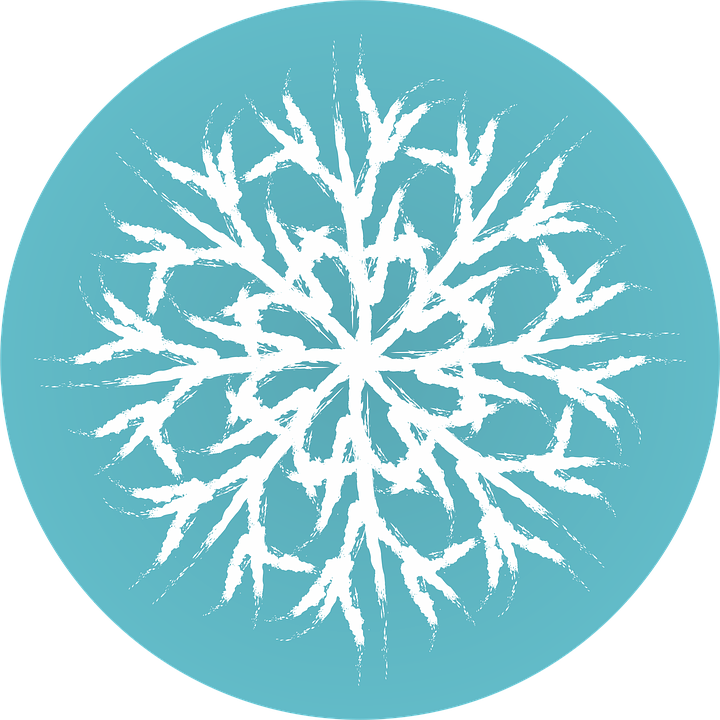 Snow, Snow White, White, Asterisk, Frost - Snow (720x720), Png Download