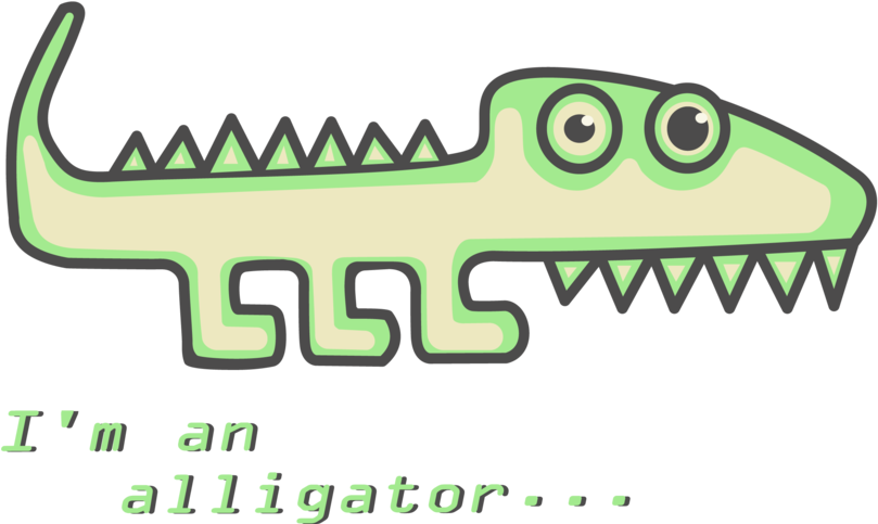 I´m An Alligator (820x484), Png Download