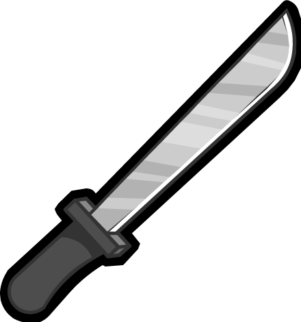 Machete Render - Cactus Mccoy Machete (440x470), Png Download