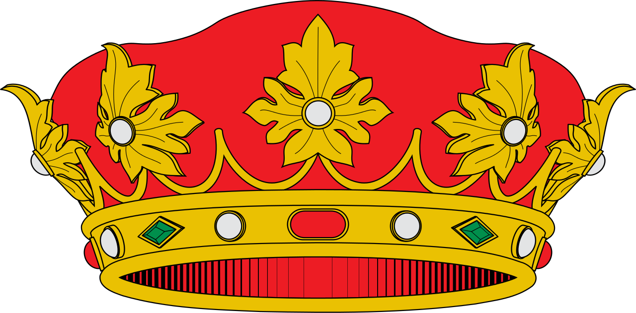 Corona De Grande De España - Escudo Roquetas De Mar (1280x631), Png Download