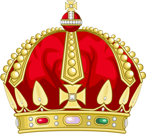 Un Buen Día, En El Año 1400 Aproximadamente, Al Rey - Crown Of Hawaii (504x461), Png Download