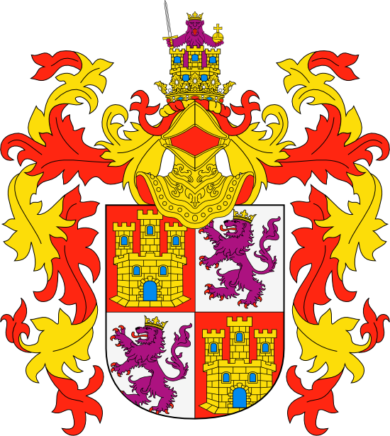 Corona De Castilla - Escudo De Castilla Y Leon (550x615), Png Download