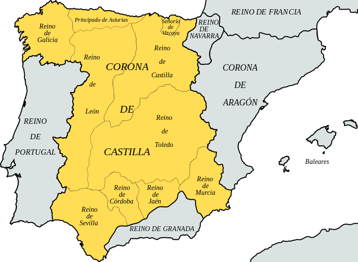 Mapa - Wikipedia - Barcarrota Spain (738x542), Png Download