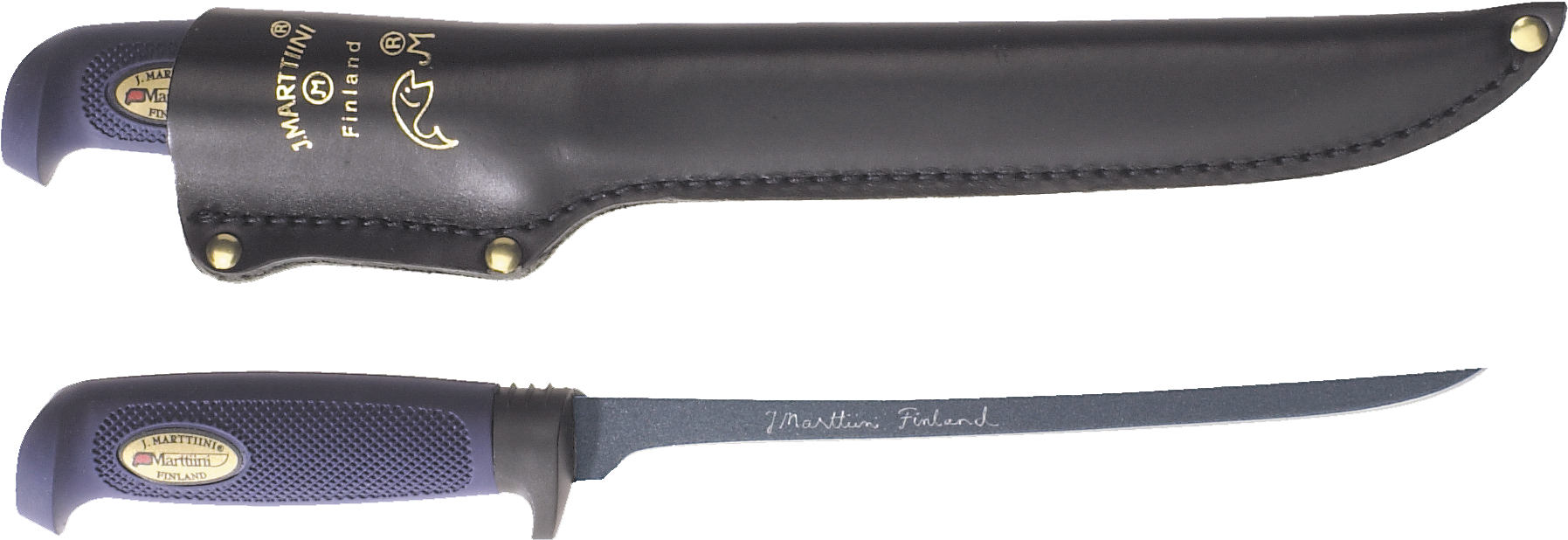 Salmon Fillet Martef, Leather Sheath - Knife (1829x668), Png Download