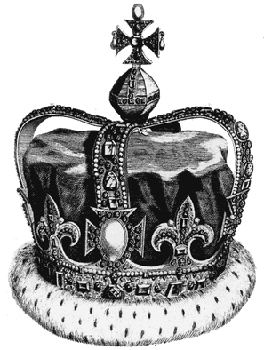 Corona De Carlos Ii De Inglaterra - England Crown Of King James (400x400), Png Download