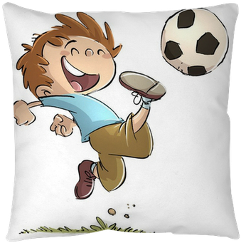 Kick Ball Cartoon (400x400), Png Download