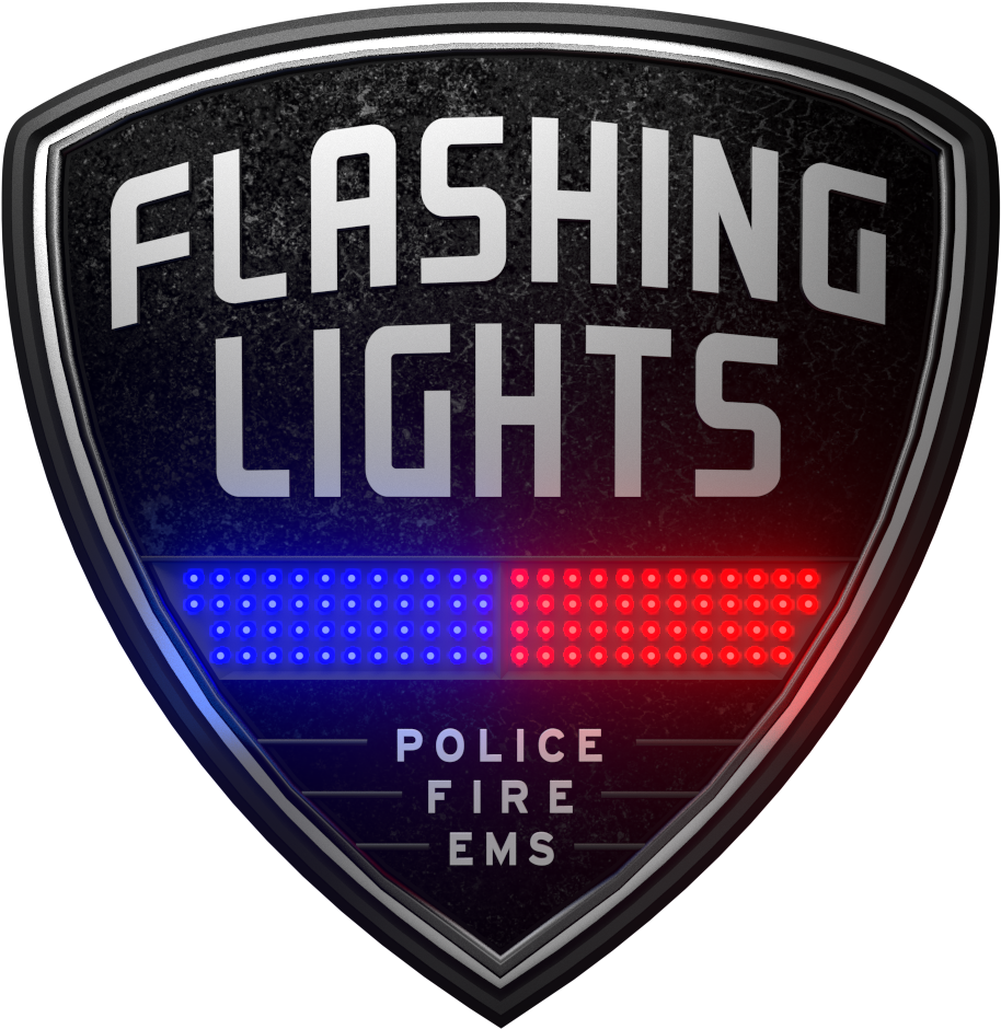 Flashing Lights Police Fire Ems Logo (1024x1024), Png Download