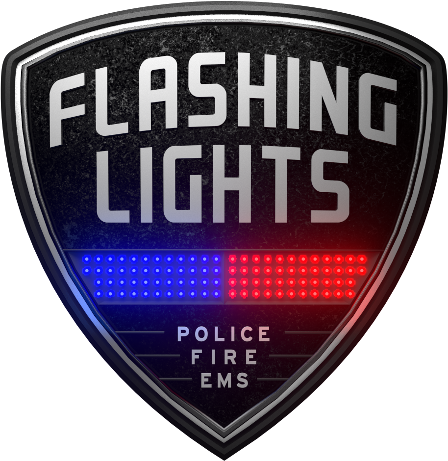 Download Flashing Lights Police Fire Ems Logo PNG Image with No
