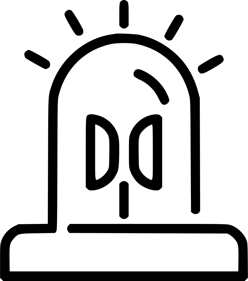 Police Lights - - Sun Protection Icon (864x980), Png Download