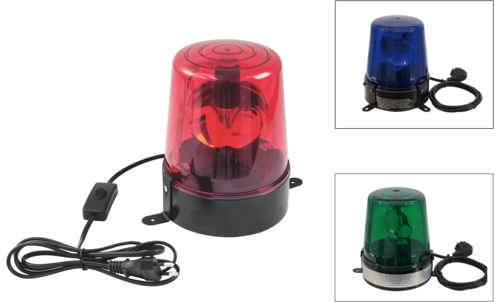 Eurolite Police Light De-1 Red - Party Effects 50603025 (1015x650), Png Download