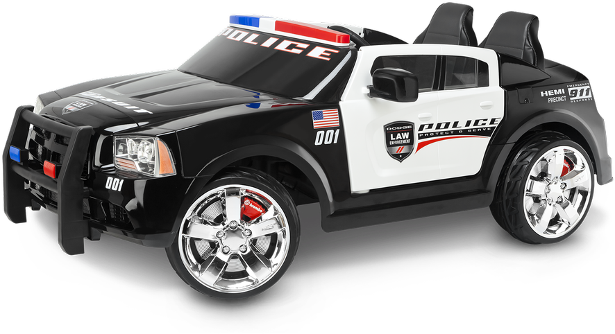 Dodge Police Car - Ride On Police Car (900x600), Png Download