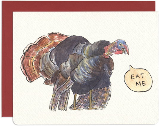 Humorous Holiday Greeting Card - Greeting Card (600x496), Png Download