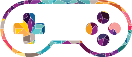 Colorful Video Game Console Joystick - Mando De Consola Dibujo (640x640), Png Download