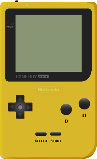 Gameboy Pocket - Gameboy Cartoon (416x531), Png Download
