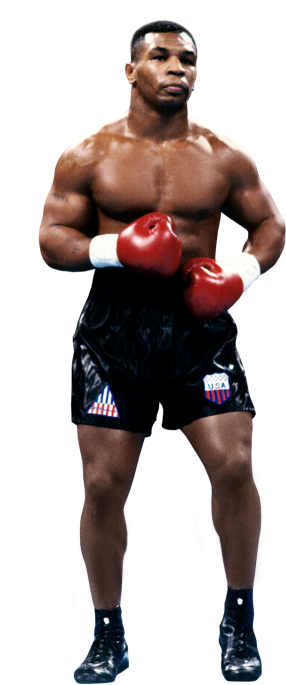 Mike Tyson - Mike Tyson Full Body (320x728), Png Download