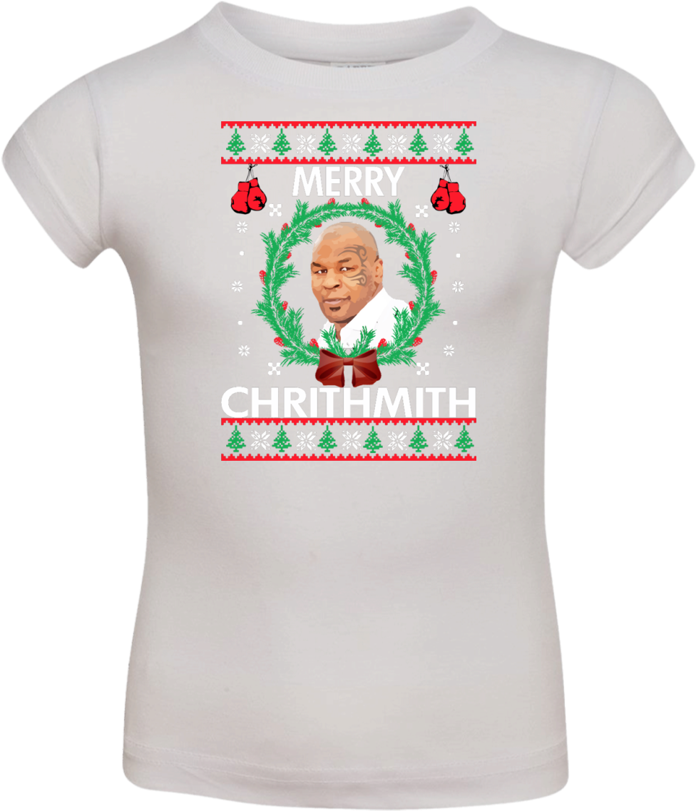 Mike Tyson Merry Chrithmith Christmas Toddler, Infant, - Toddler (1155x1155), Png Download