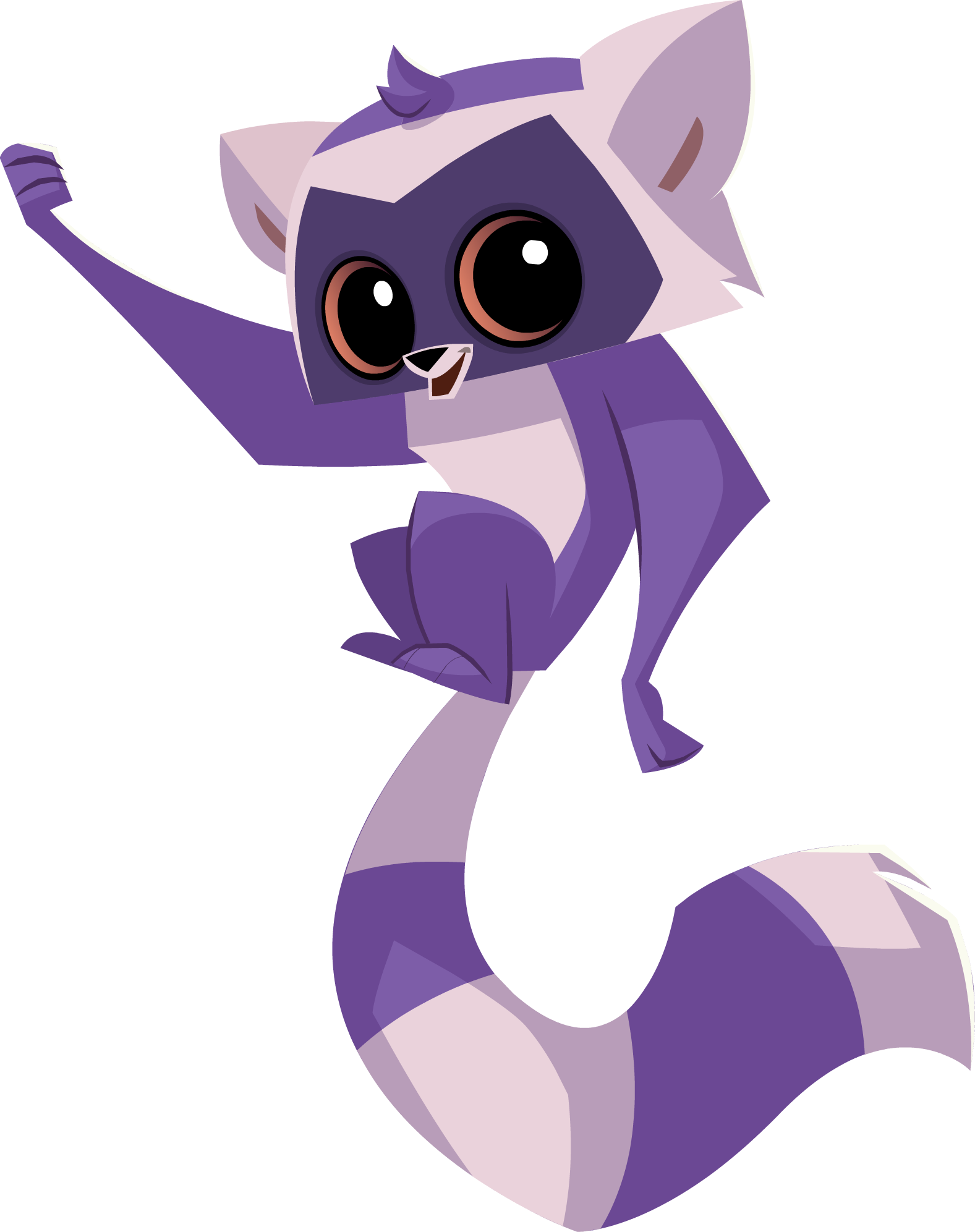 Purple Lemur Graphic - Graphics (1577x1993), Png Download