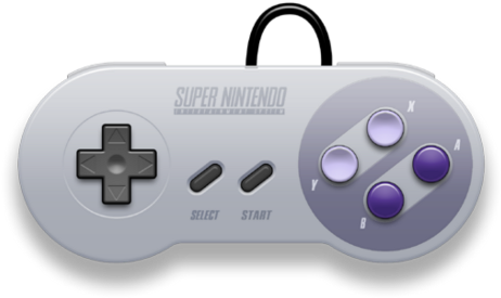 Nintendo Controller Ftestickers - Snes Controller (1024x1024), Png Download