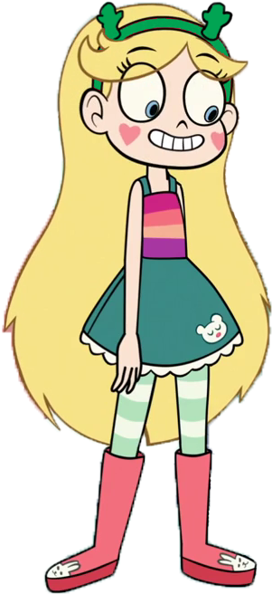 Star Butterfly Vector 01 - Star Vs. The Forces Of Evil (355x691), Png Download