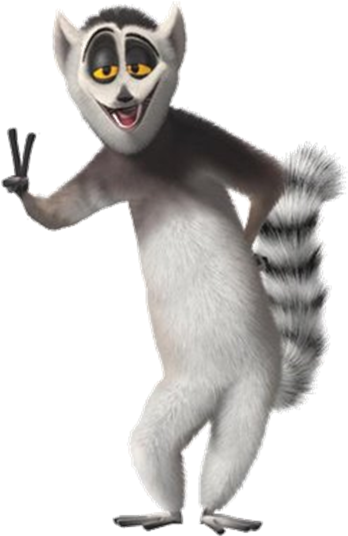 King Julian Png - Julien Madagascar (764x1127), Png Download