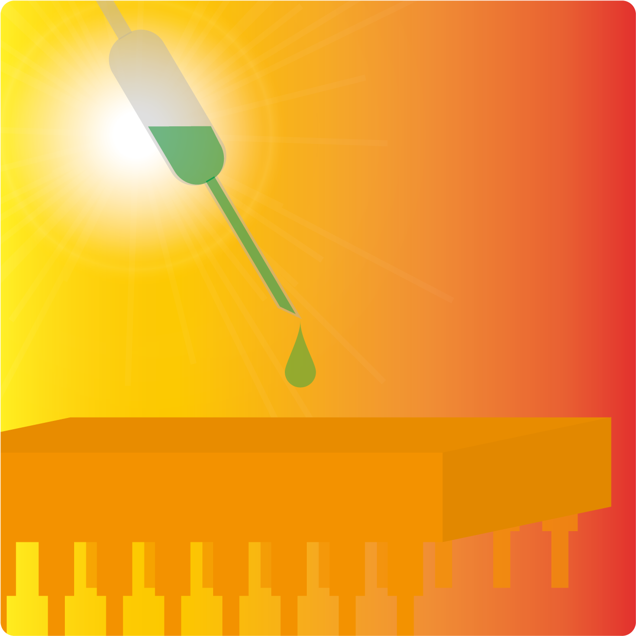 The Chambers Inside The Chip Can Be Arranged To Simulate - Graphic Design (2000x1413), Png Download