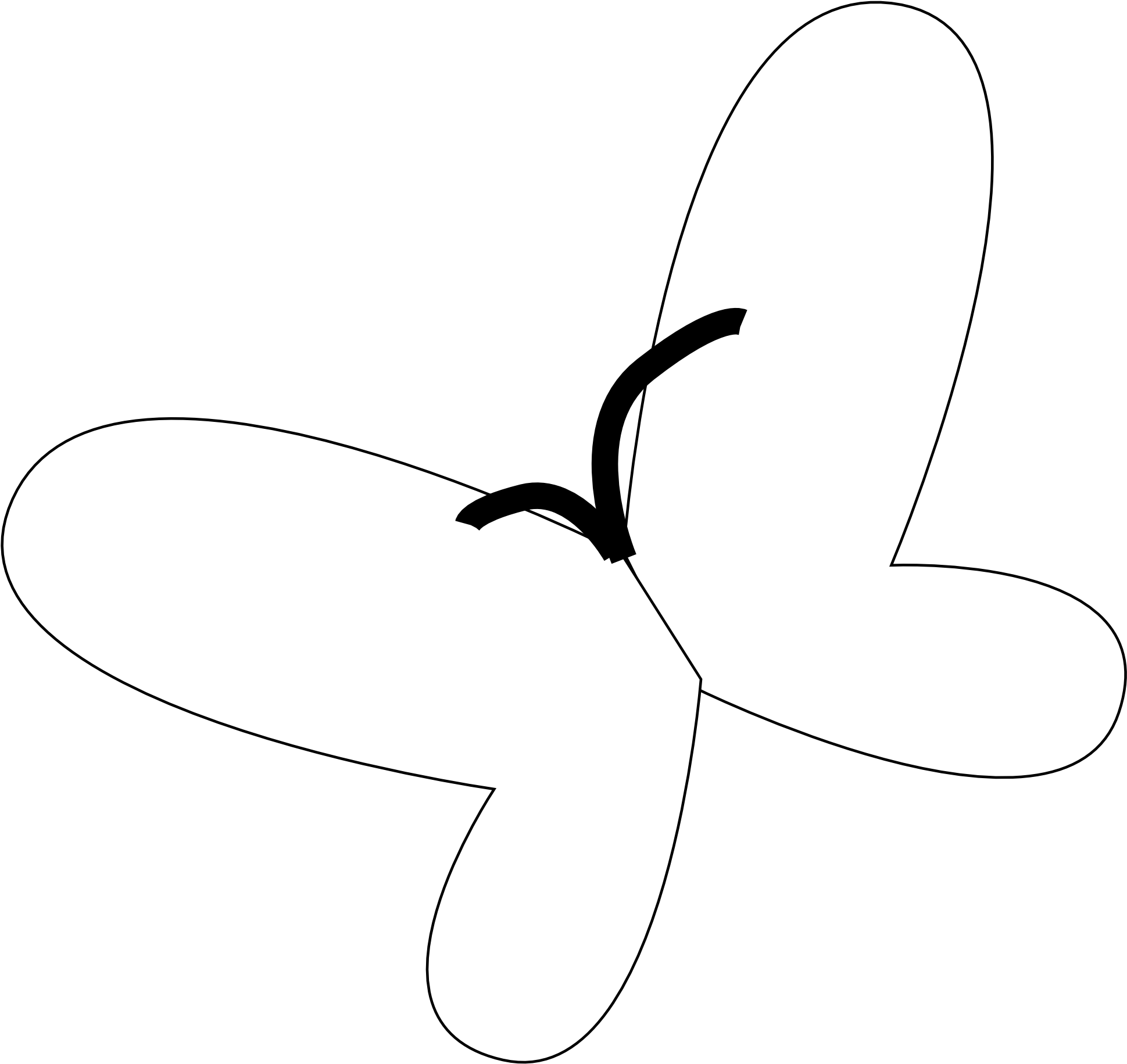 Butterfly Clip Art Black And White - Adobe Inc. (1969x1952), Png Download