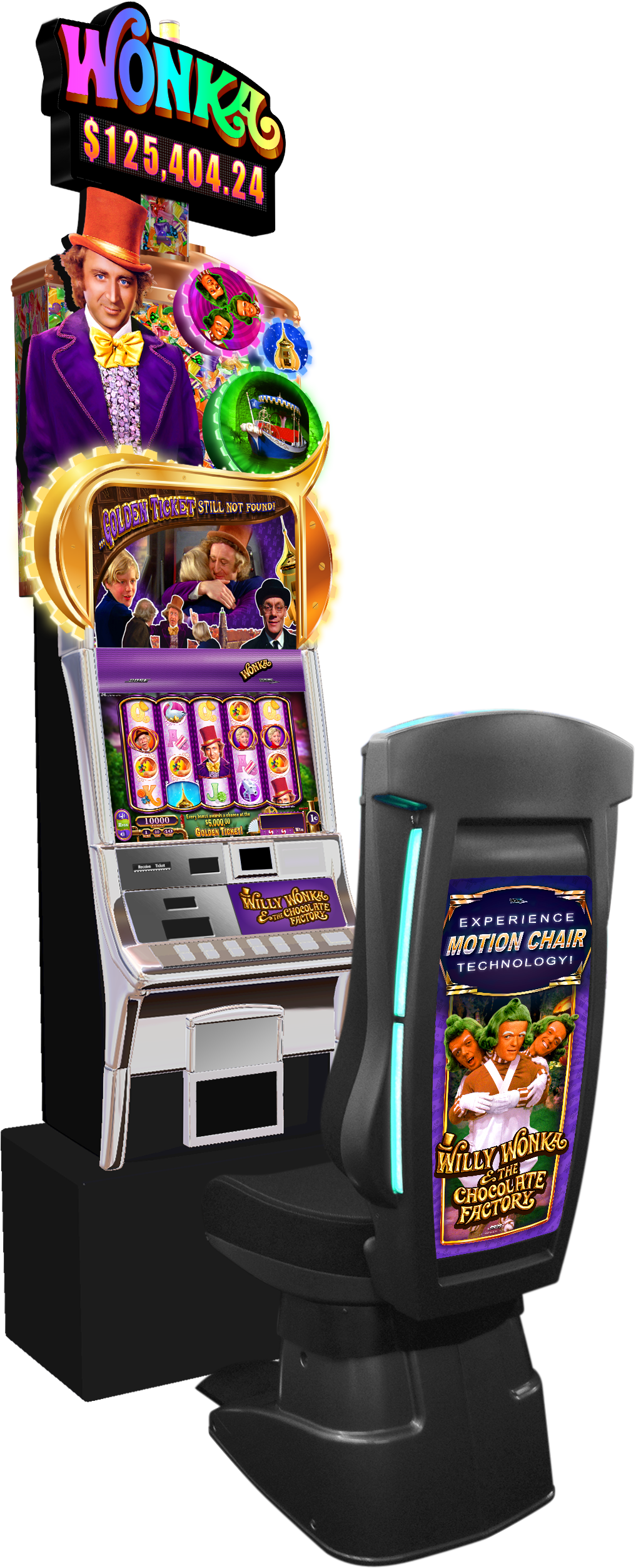 Willy Wonka & The Chocolate Factory - Willy Wonka Máquina De Casino (1521x2679), Png Download