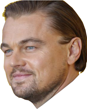 Leonardo Dicaprio Face No Background (876x493), Png Download