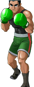 Little Mac - Punch Out Wii (650x350), Png Download