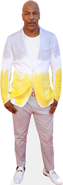 Mike Tyson Cardboard Cutout - Celebrity Cutouts Mike Tyson Life Size Cutout (363x757), Png Download