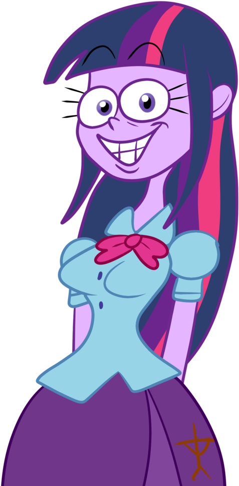 Scobionicle99, Creepy Smile, Equestria Girls, - Cartoon (596x1024), Png Download