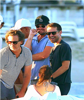 Leonardo Dicaprio - Tobey Maguire - Leonardo Dicaprio (600x400), Png Download