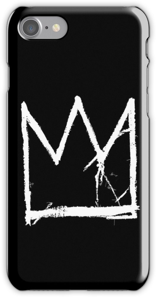 Basquiat King Crown Black Iphone 7 Snap Case - Mu Hero Academia Case Iphone 7 (750x1000), Png Download