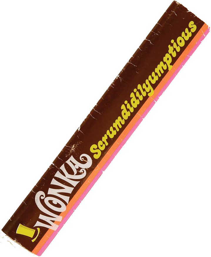Scrumdi - Wonka Bar (790x892), Png Download