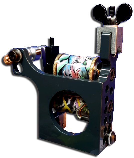 Cube-alu - Tattoo Machine (720x960), Png Download