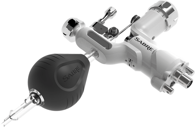 Electro Mechanical Device - Sabre Tattoo Machine (900x450), Png Download