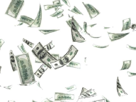 Report Abuse - Make It Rain Money Transparent (479x360), Png Download