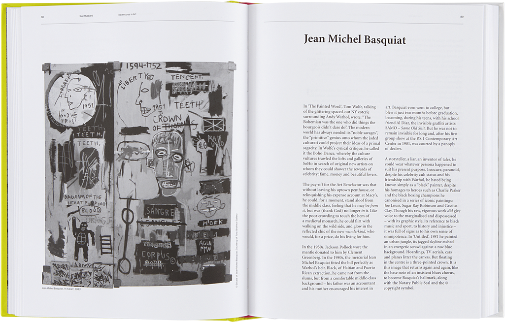 Sue Hubbard Adventures In Art Book - Jean-michel Basquiat In Italian, 1983 Modern Art Art (1024x1024), Png Download