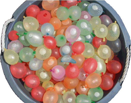 Houston Water Balloons - Water Balloons Transparent Background (555x415), Png Download