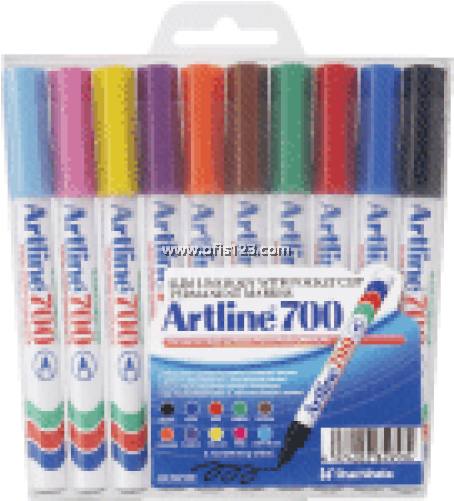 Artline 700 High Performance Permanent Marker - Ek 700 10w Artline (500x500), Png Download