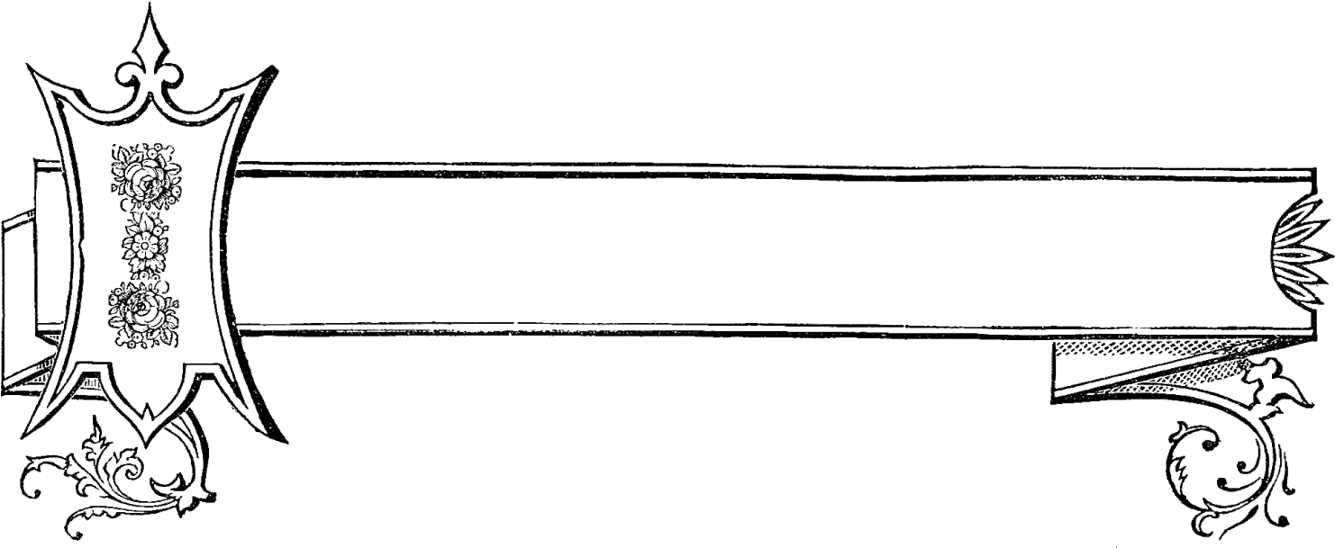 Here's A Lovely Label Digital Stamp That Could Be Used - White Borders And Frames (1600x707), Png Download