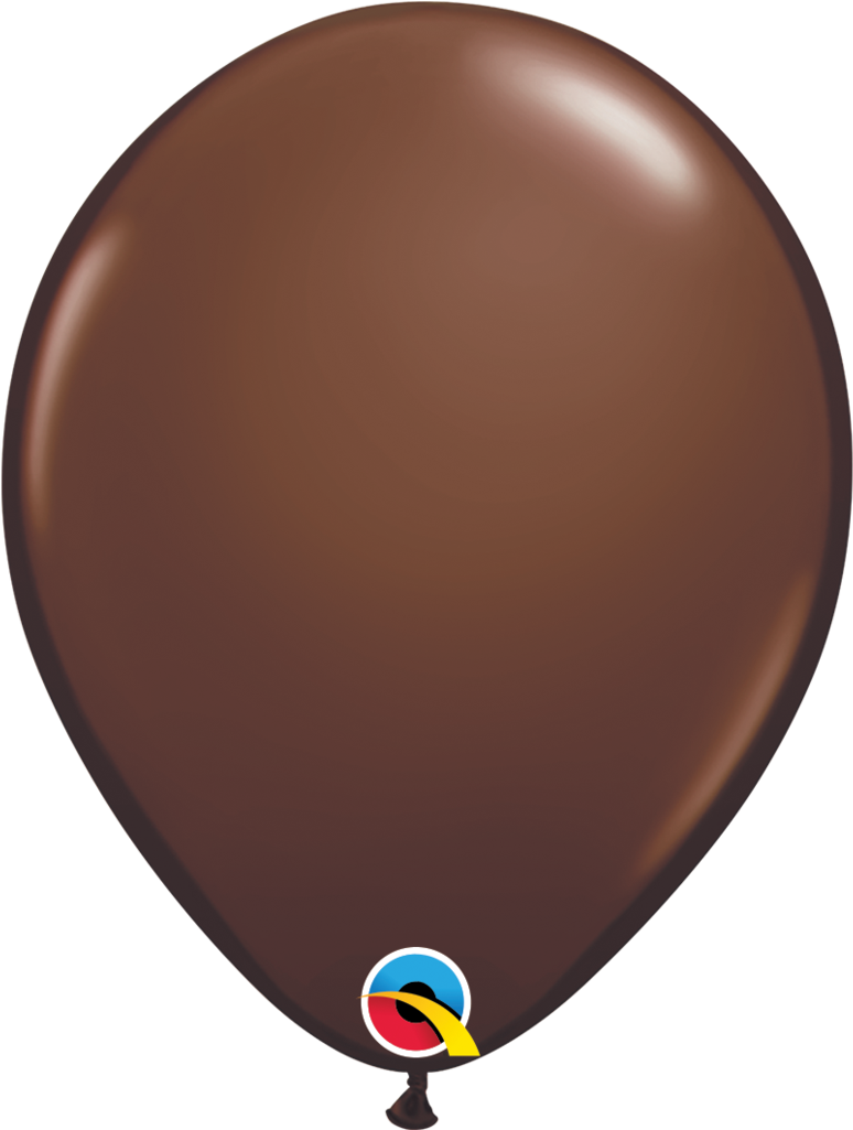Fashion Chocolate Brown 5" Balloons - Brown Balloons Png (1024x1024), Png Download